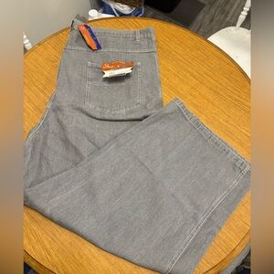 Shafer textiles means grey jeans size 56 x 34 NWT